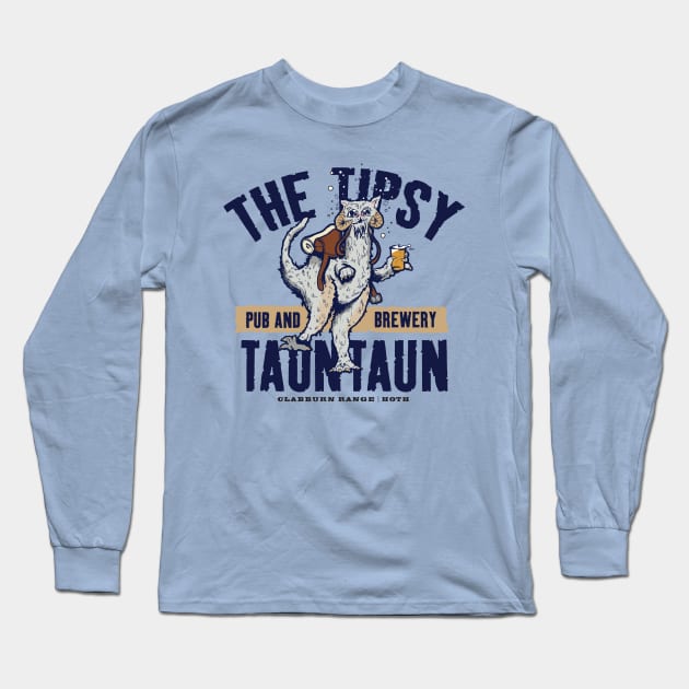 The Tipsy Tauntaun Long Sleeve T-Shirt by MindsparkCreative